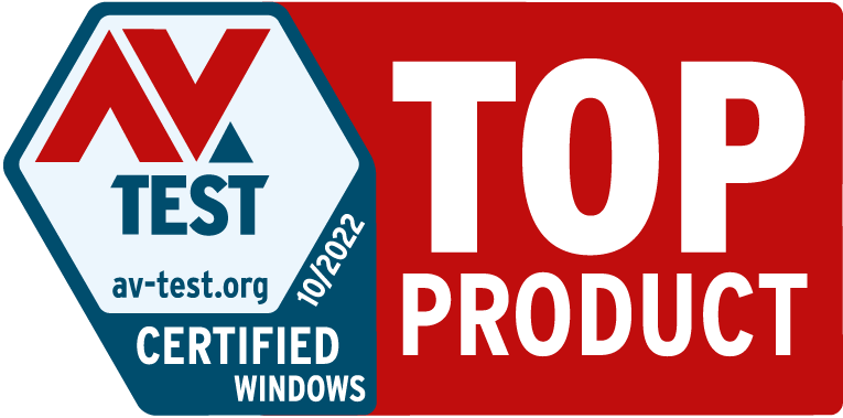 av-test.org Certified Windows Top Product
